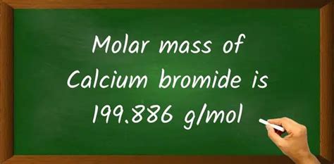 calcium molar mass|molar mass calcium bromide.